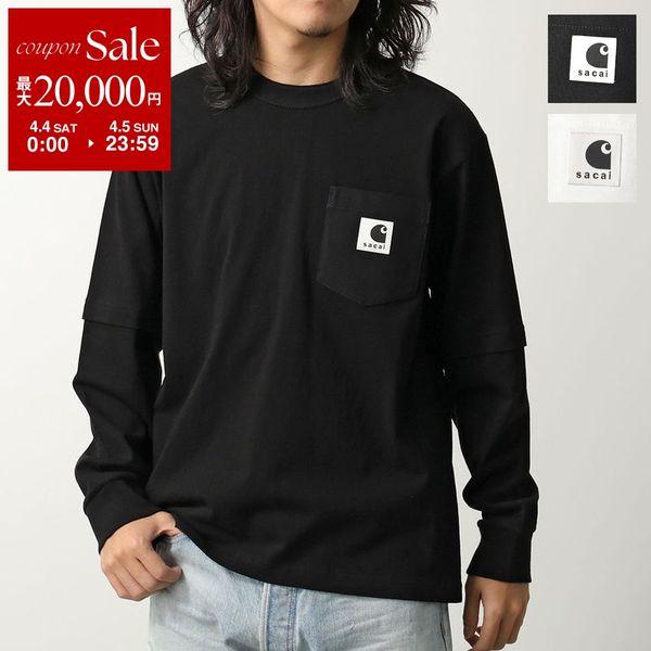 sacai（サカイ） × Carhartt WIP カーハート コラボ 長袖 Tシャツ