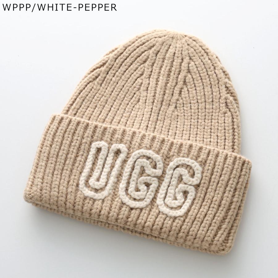 ♡ UGG ニット帽 2025秋冬カラーCream ホワイト ♡ UGG ニット帽 2025