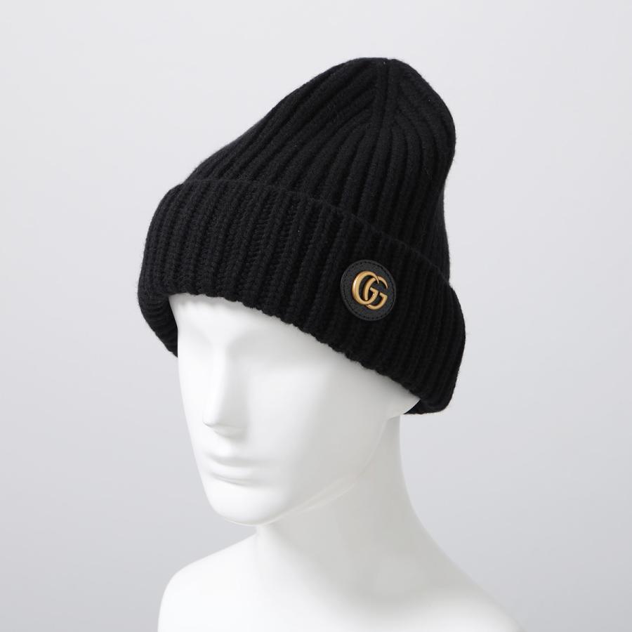 GUCCI（グッチ） ニット帽 764594 3GB02 レディース ダブルG カシミヤ