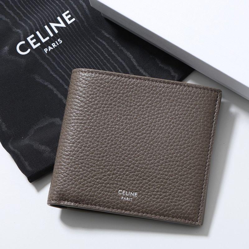 CELINE（セリーヌ） 二つ折り財布 10B653GTZ.09SR メンズ レザー ミニ