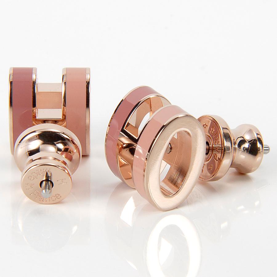 HERMES（エルメス） ピアス レディース ピンク 100065FOB4 ポップH