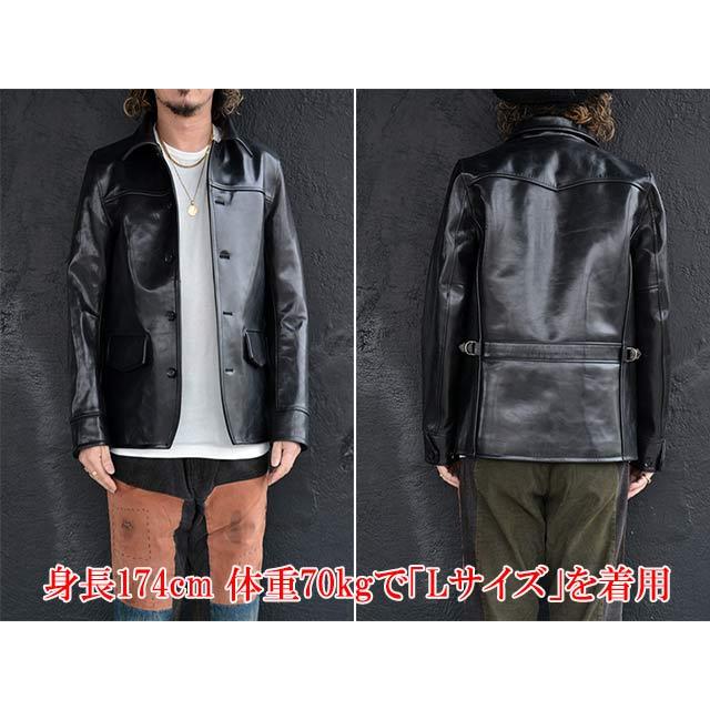 GANGSTERVILLE/ギャングスタービル】「30's Car Coat”Horse Hide