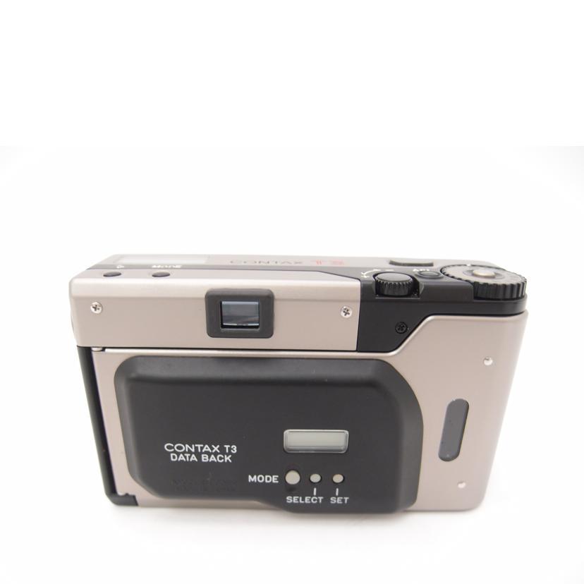 CONTAX コンタックス/コンパクトフィルムカメラ/T3 チタンシルバー