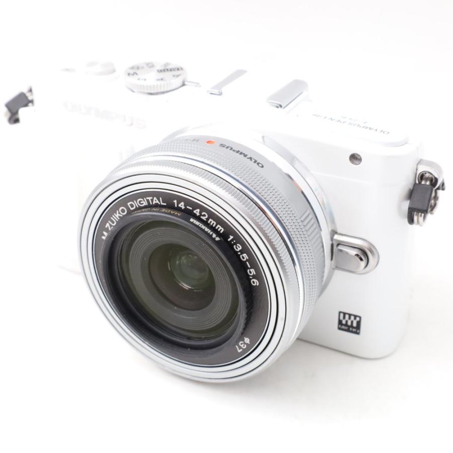 OLYMPUS ミラーレス一眼 PEN Lite E-PL6 レンズキット ホワイト LKIT