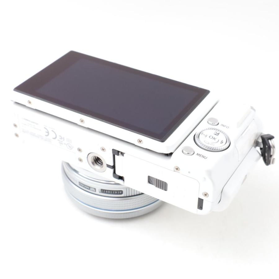 OLYMPUS ミラーレス一眼 PEN Lite E-PL6 レンズキット ホワイト LKIT