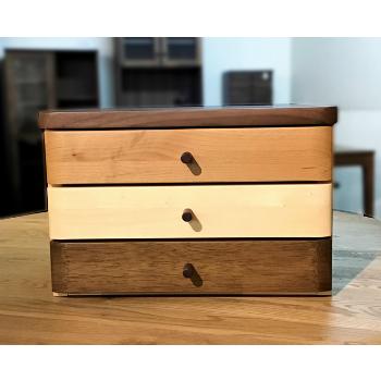 レターケース 書類入れ 木製 おしゃれ 日本製 国産 無垢材 天然木 3段