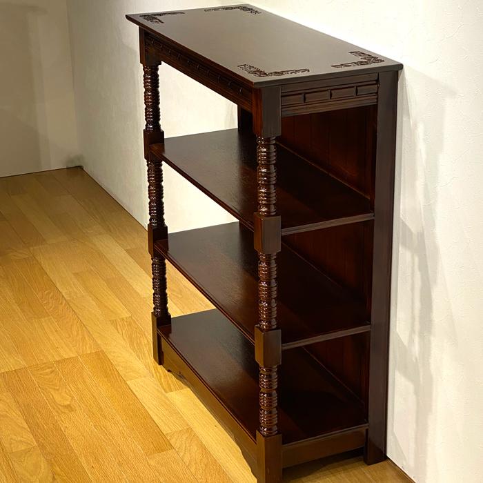 ブックケース 本棚 オープンシェルフ バックボード 書斎 収納