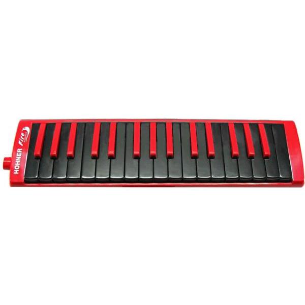 HOHNER ファイヤー メロディカ 鍵盤ハーモニカ 32鍵 レッド ブラック