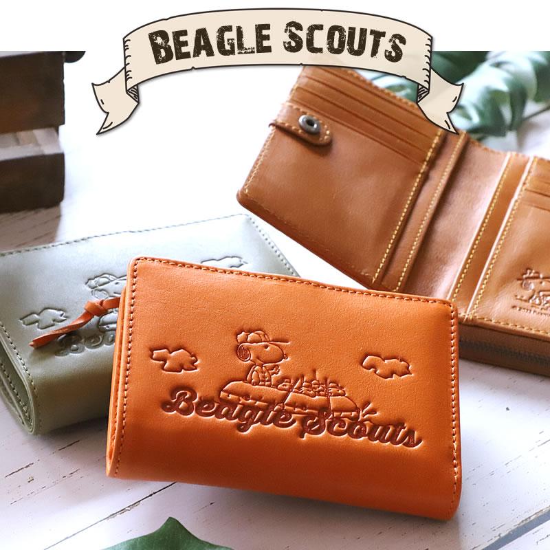 SNOOPY（スヌーピー） BEAGLE SCOUTS ベーグルスカウト 二つ折り財布
