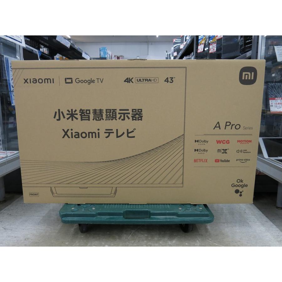 未使用・開封済み】 シャオミ Xiaomi 43インチ チューナーレステレビ