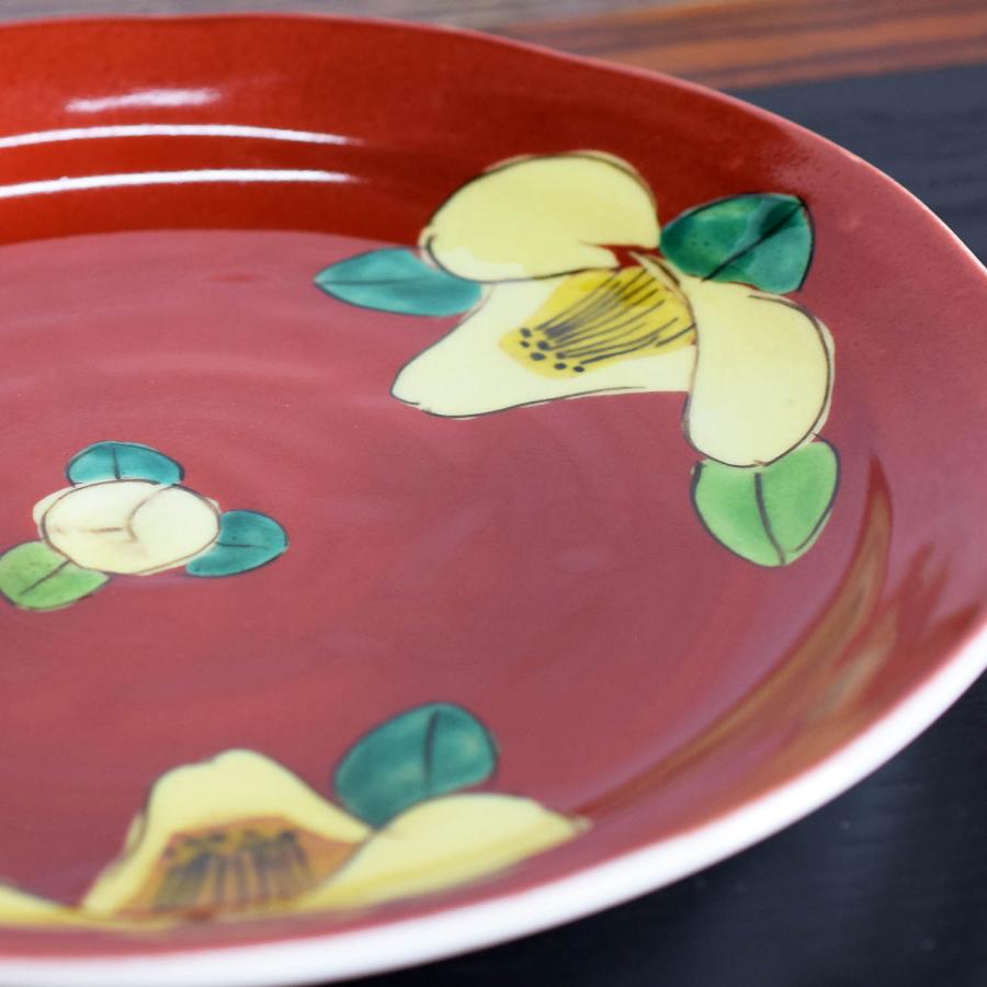 九谷焼 お皿 おしゃれ 盛皿 椿 陶器 高級 ブランド 食器 : 和座倶楽部