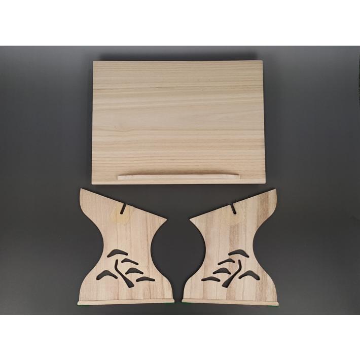 三味線・琴用譜面台】桐譜面台（松すかし） : 和楽器市場 Yahoo!店