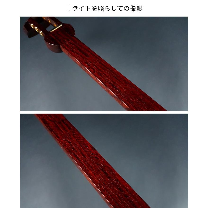 三味線 紅木 金細 津軽三味線紅木金細