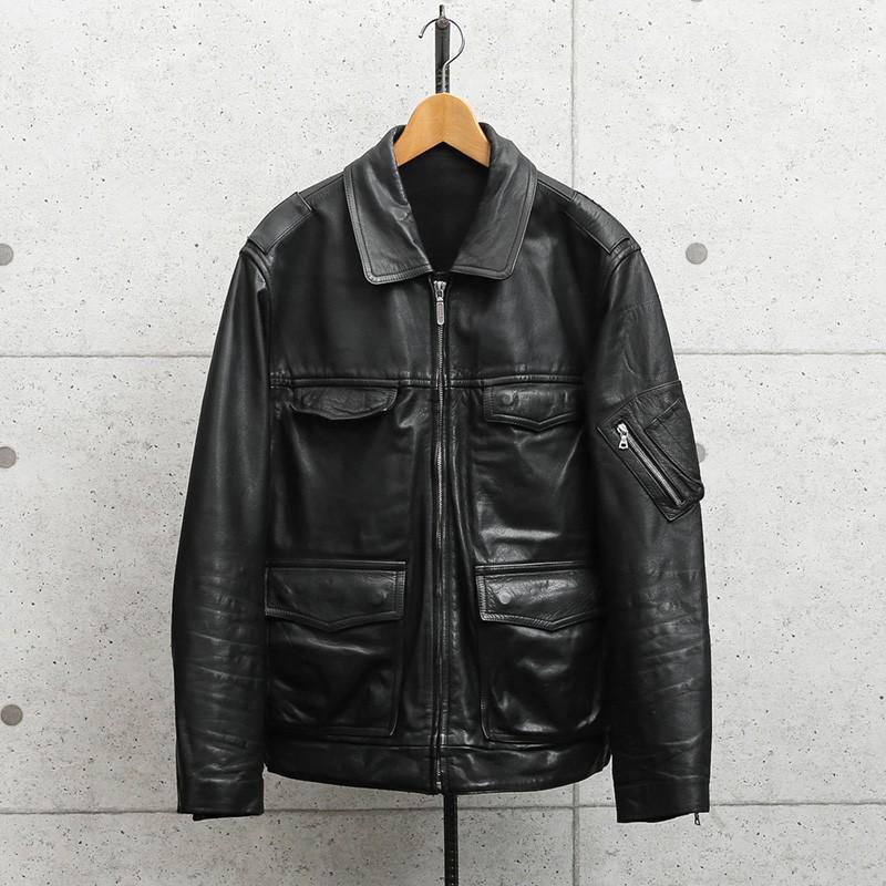 MILITARY（ミリタリー） 実物 USED ドイツ警察 ブラック レザー