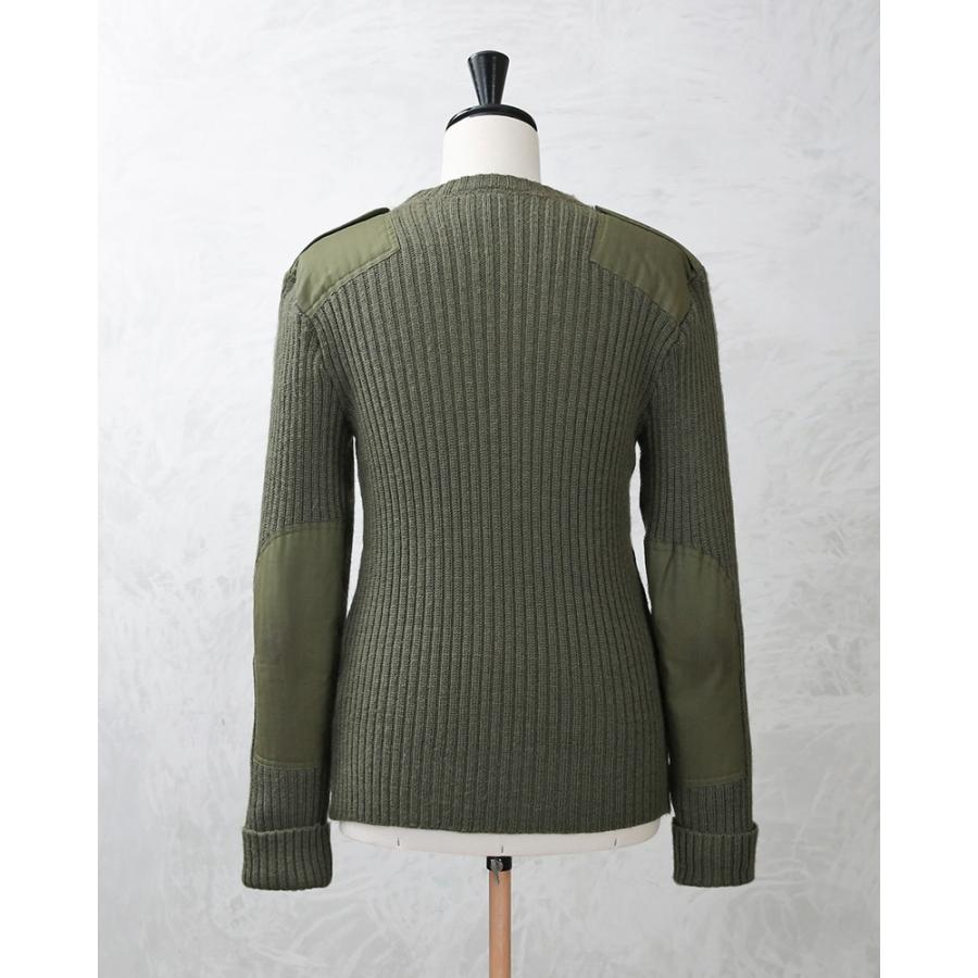 MILITARY（ミリタリー） 実物 USED イギリス軍 コマンドセーター OLIVE