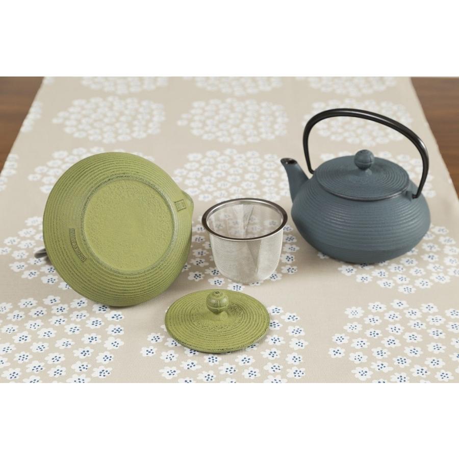 南部鉄器 カラーポット 岩鋳製 急須 5型 線引 iwachu 南部鉄器 鉄瓶