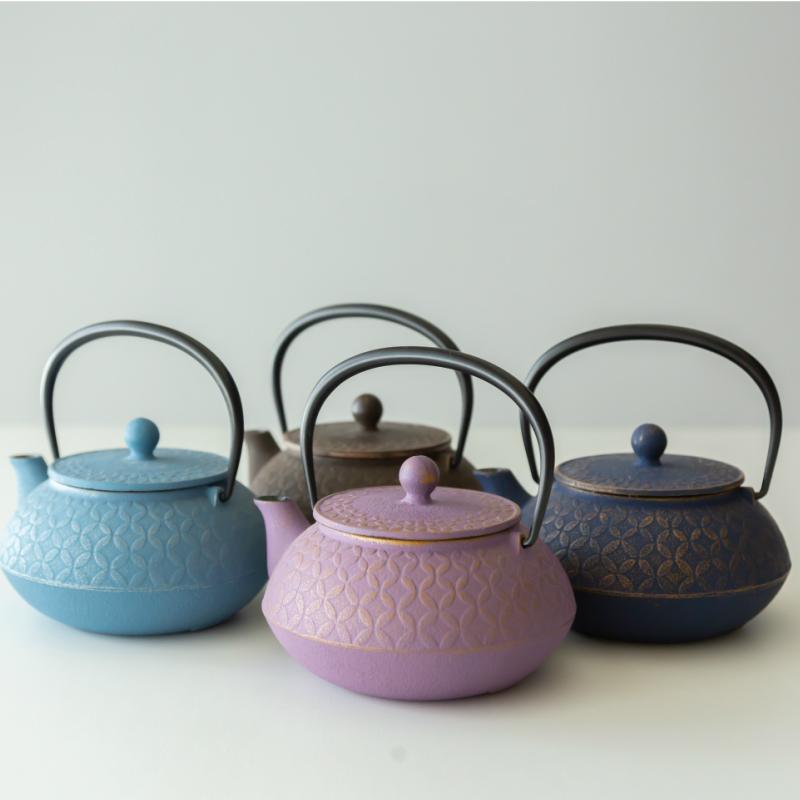 岩鋳 iwachu 南部鉄器 急須 5型 七宝 Shippo カラーポット