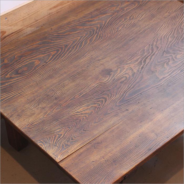 1061 アンティーク 無骨なちゃぶ台 ローテーブル 一枚板 古道具 レトロ