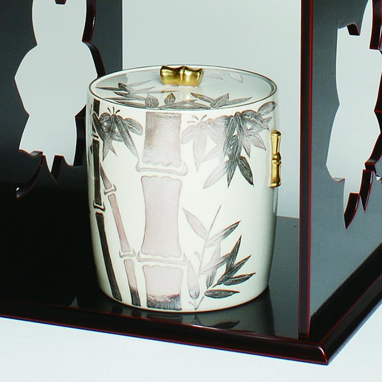 水指 仁清 銀竹 御室窯 茶道 茶道具 : 和空間ヤフーショップ - 通販