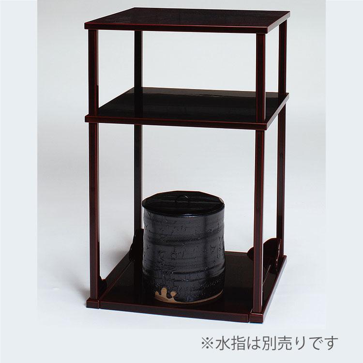 溜二重棚 掻合塗 吸江斎好写 中村宗悦作 茶道具 表千家 棚 二重棚