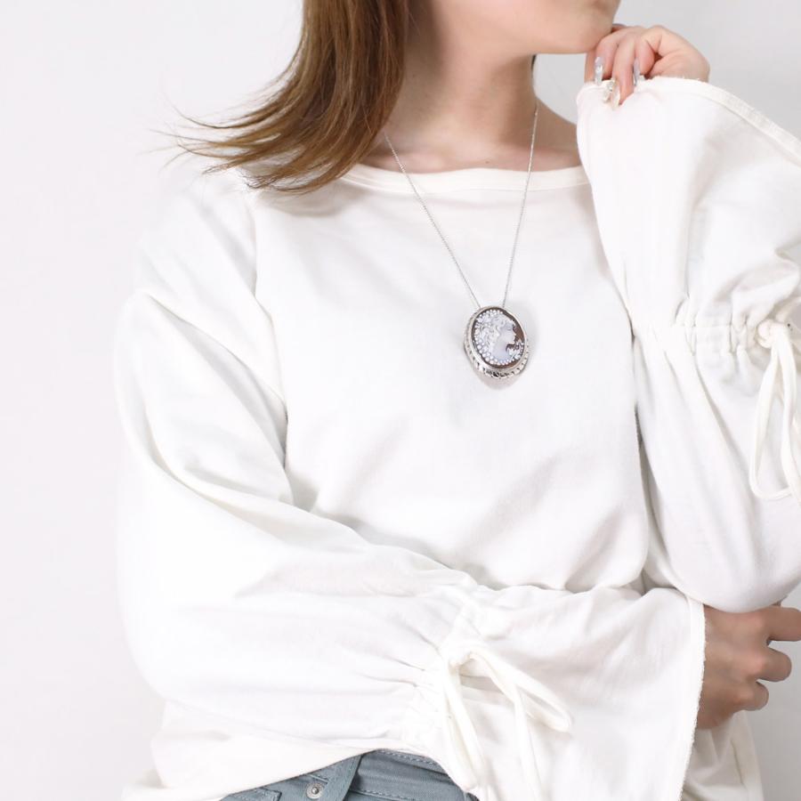 カメオペンダント カメオブローチ シルバーペンダント シェルカメオ