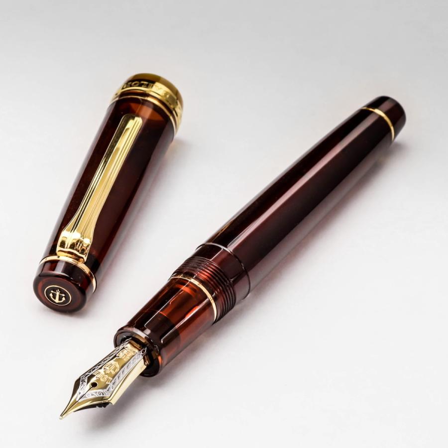 セーラー万年筆 WANCHER × SAILOR プロフェッショナルギア 21金 モカ