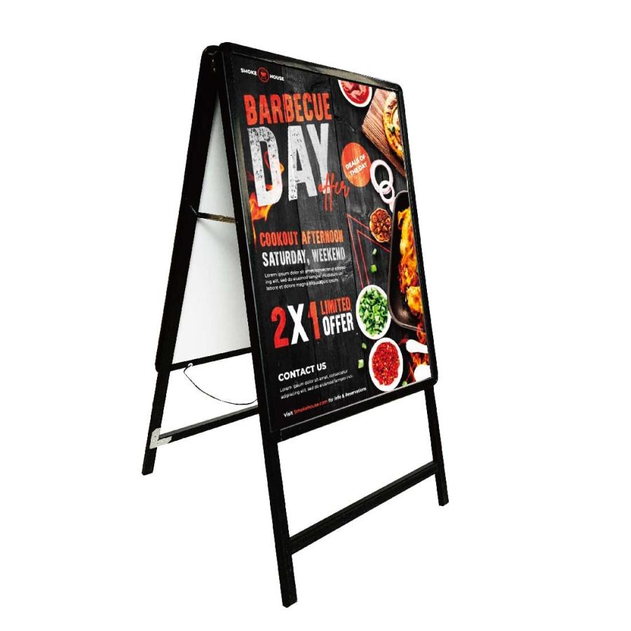 看板 光る 照明 屋外 LED 防水 a型看板 条件付き送料無料 令和2年製造