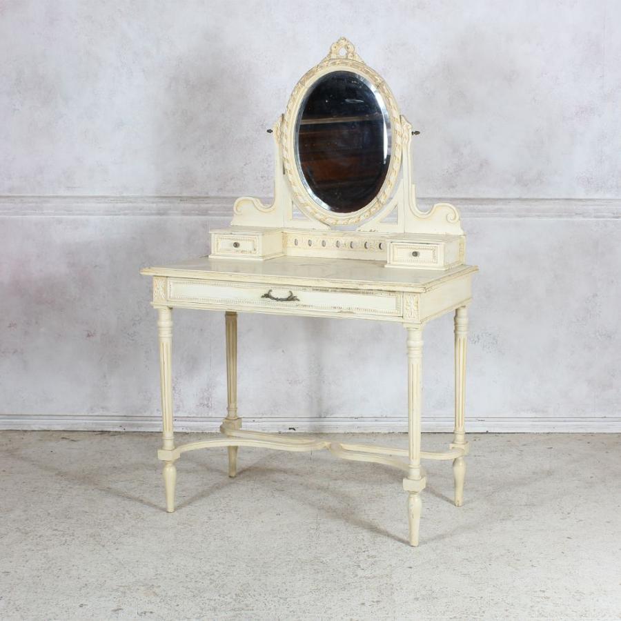 イギリス製 mascot 花柄 化粧台セット アンティーク ミラーブラシ