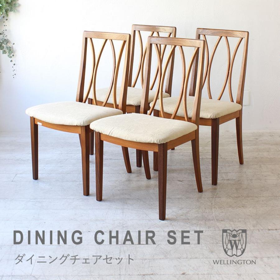 ②1脚/4脚 イギリス アンティーク 家具 ダイニング チェア 椅子