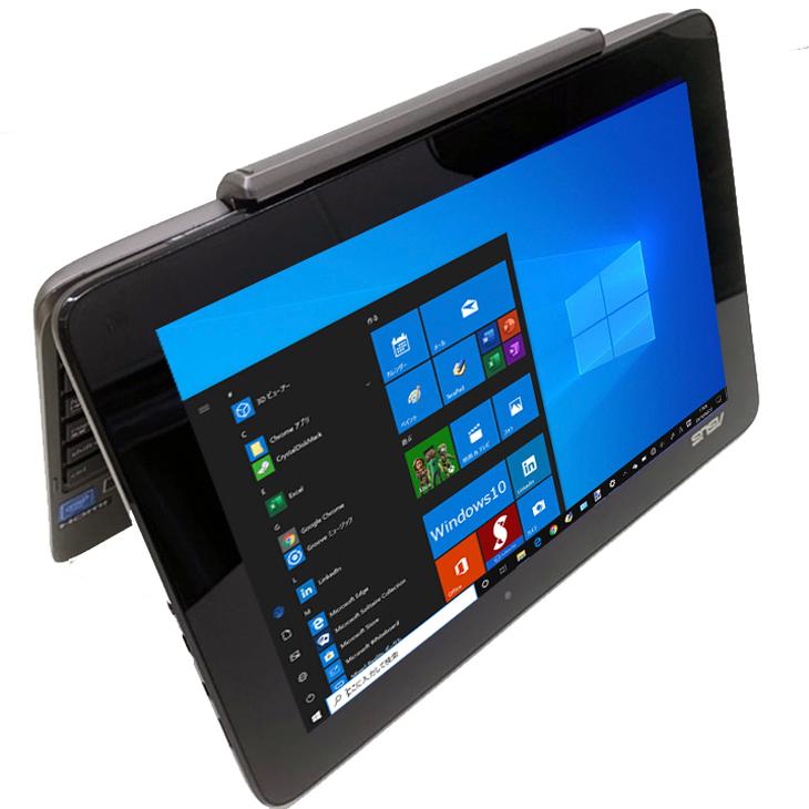 TransBook ASUS T100HA-GRAY 中古 2in1 タブレット ノート Win10 WXGA
