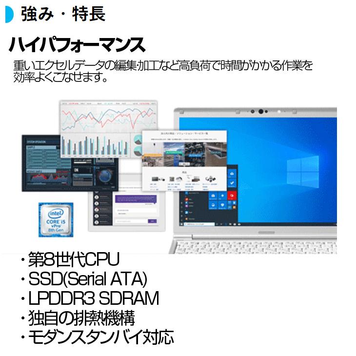 中古パソコン】Panasonic CF-SV8 中古 レッツノート Office Win11 第8