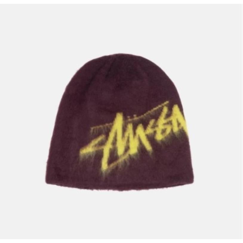 STUSSY（ステューシー） ニット帽 BRUSHED OUT STOCK SKULLCAP BEANIE