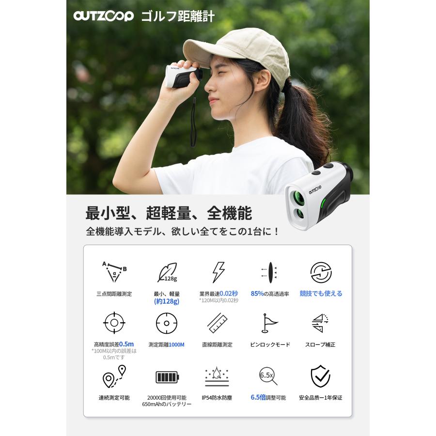 EENOUR 距離計 三点間測定 0.02秒爆速測定 超小型 レーザー距離計