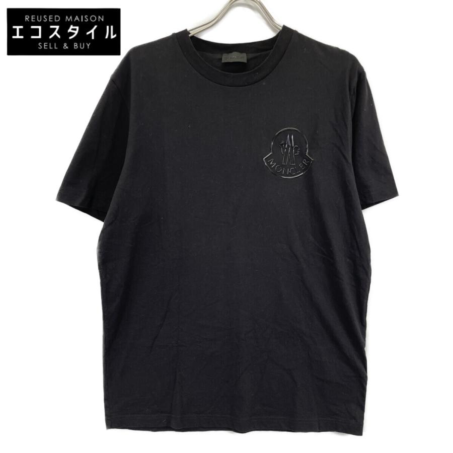 MONCLER（モンクレール） 24年製 ブラック コットン Tシャツ ブラック