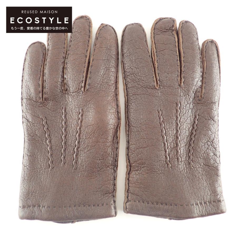 DENTS デンツ ペッカリーレザー カシミアライナー ヘリテージ