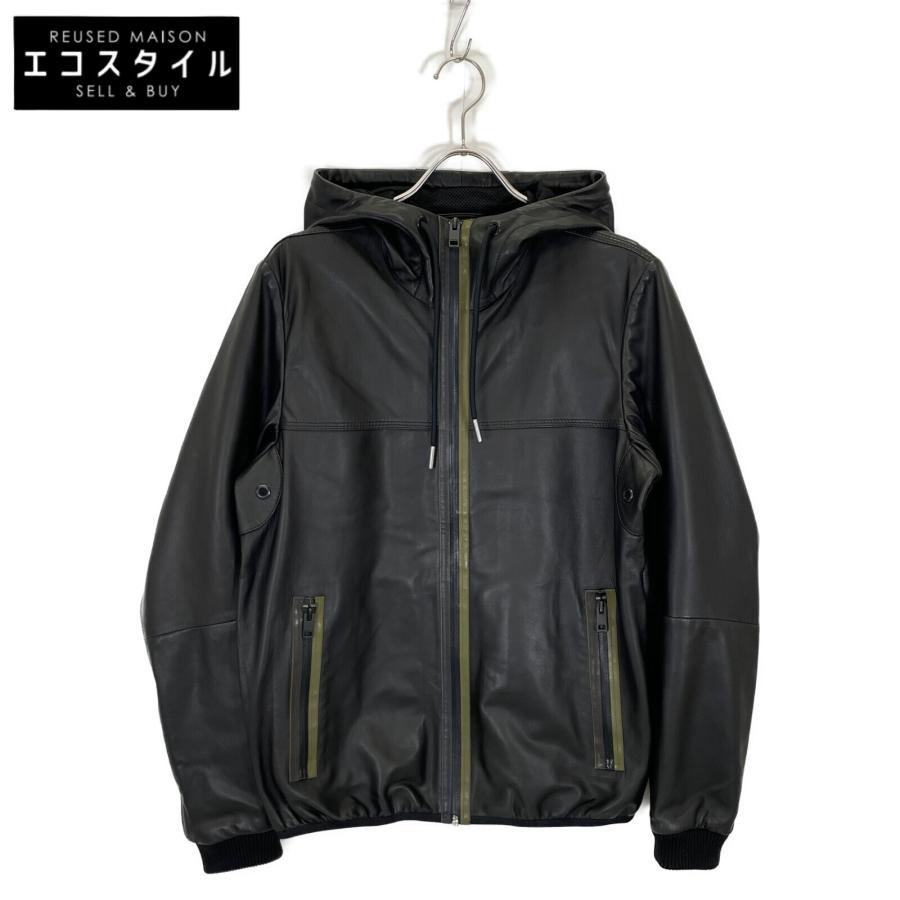 DIESEL（ディーゼル） ×SILENCE NOISE ブラック ラムレザー 止水ジップ