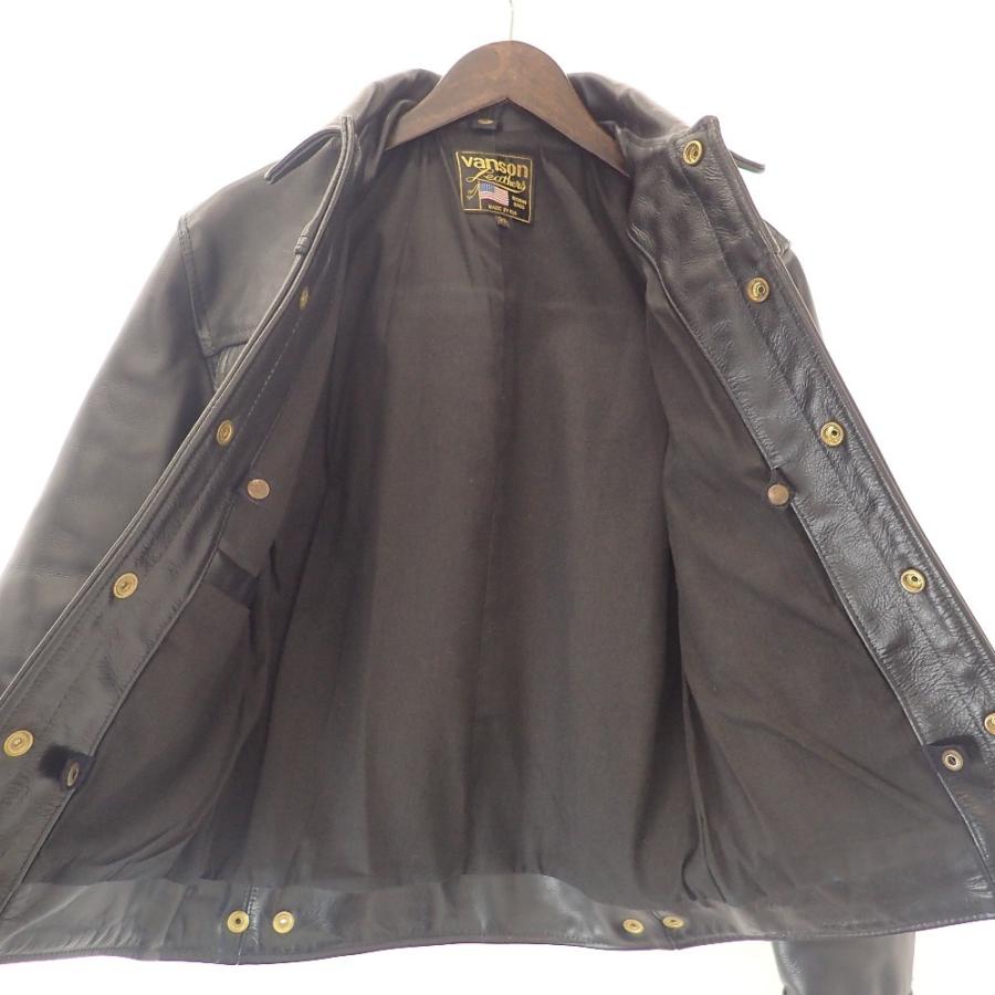 VANSON（バンソン） 美品/ バックドロップ別注 3rdタイプ DJCB レザー