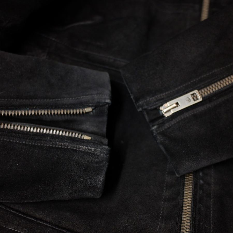 GUCCI（グッチ） 国内正規/ 133592 スエード シングルライダース