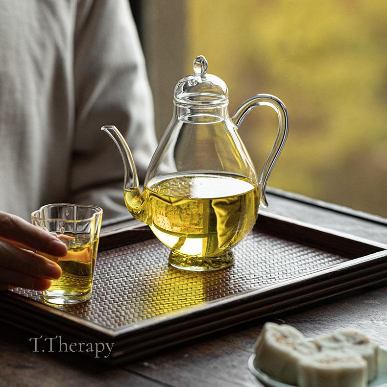 耐熱ガラス 水差し硝子 650ml 水注 ピッチャー 宋 酒壺 茶壺のみ