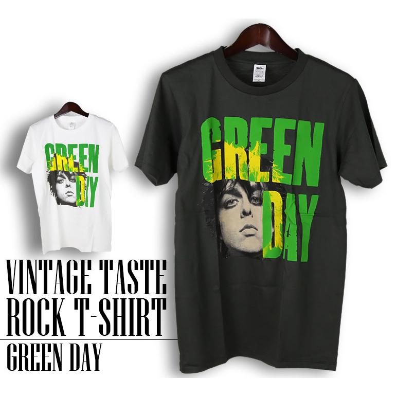 ヴィンテージロックTシャツ バンドTシャツ パンク グリーン デイ Green