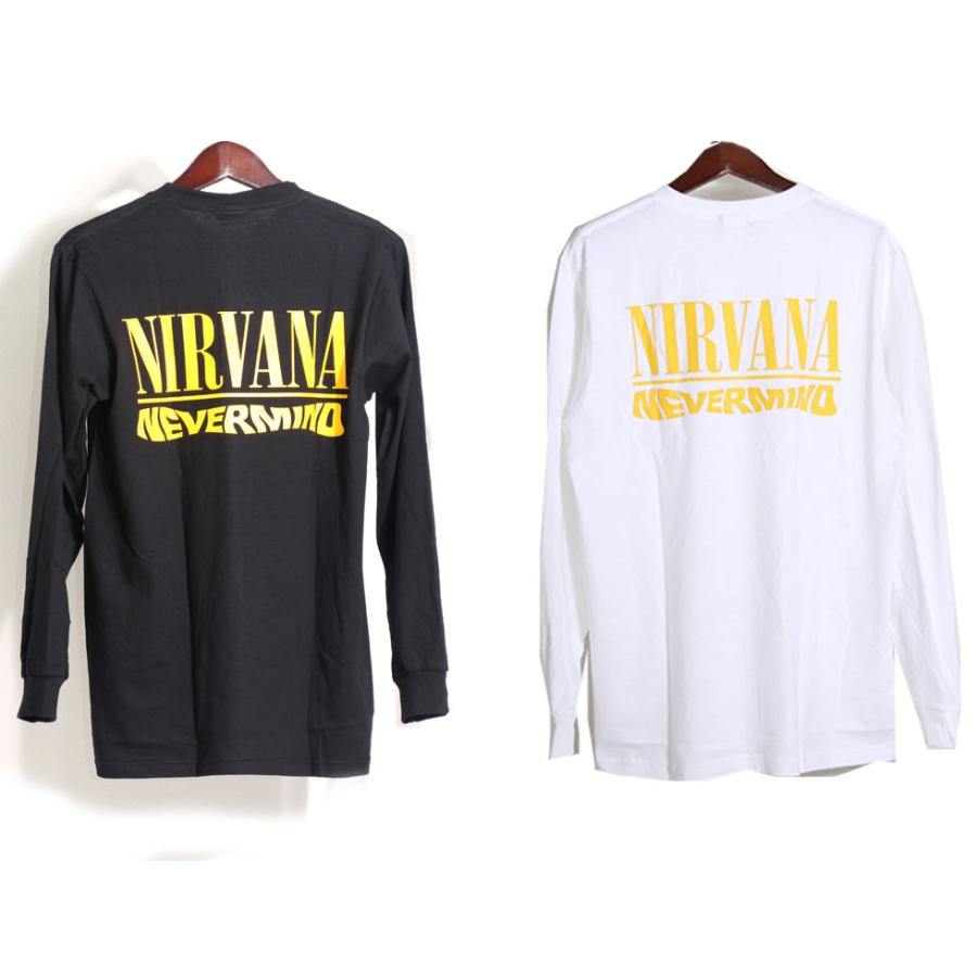 ロックtシャツ バンドtシャツ パンク 長袖 Tシャツ メンズ NIRVANA