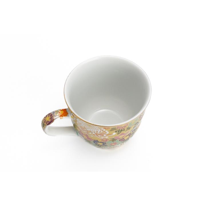 九谷焼 マグカップ 上花詰/九谷暁堂 和食器 人気 ギフト 贈り物 結婚