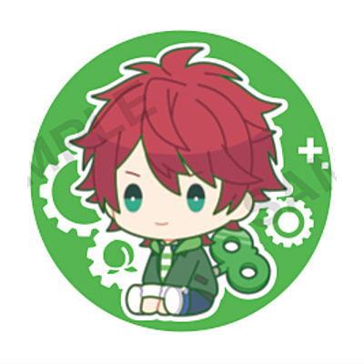 カラフルピーチ じゃぱぱ 刺繍缶バッジ カラフルピーチ ぺたっとねじ