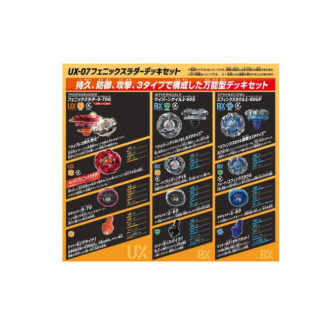 BEYBLADE X ベイブレードX UX-07 フェニックスラダーデッキセット