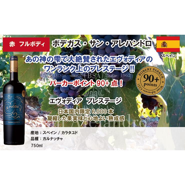 evodia（エヴォディア） ワインセット スペイン 3種 飲み比べセット 赤