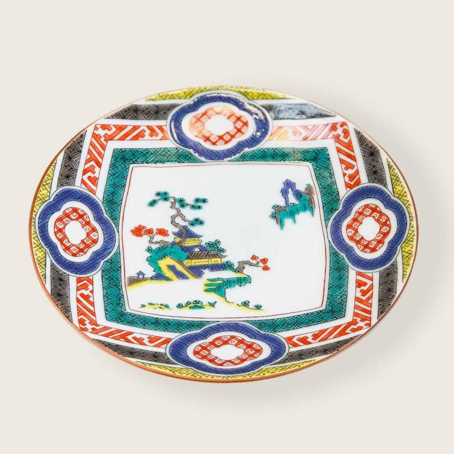 九谷焼 5号皿揃 古九谷名品絵変わり 皿 5枚セット 中皿 おしゃれ 食器