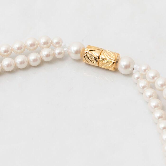 東京ソワール ネックレス パール 2連 フォーマル 七五三 入学式 卒業