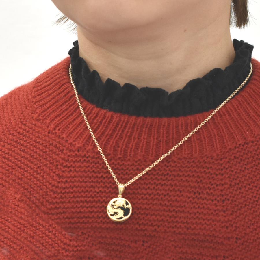 tomatosarada（トマトサラダ） K18 18金 オニキス 龍 ドラゴン