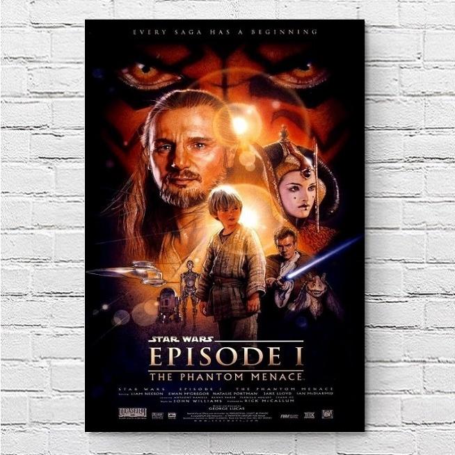 レア スターウォーズ 額縁 ビックサイズ ポスター エピソード1