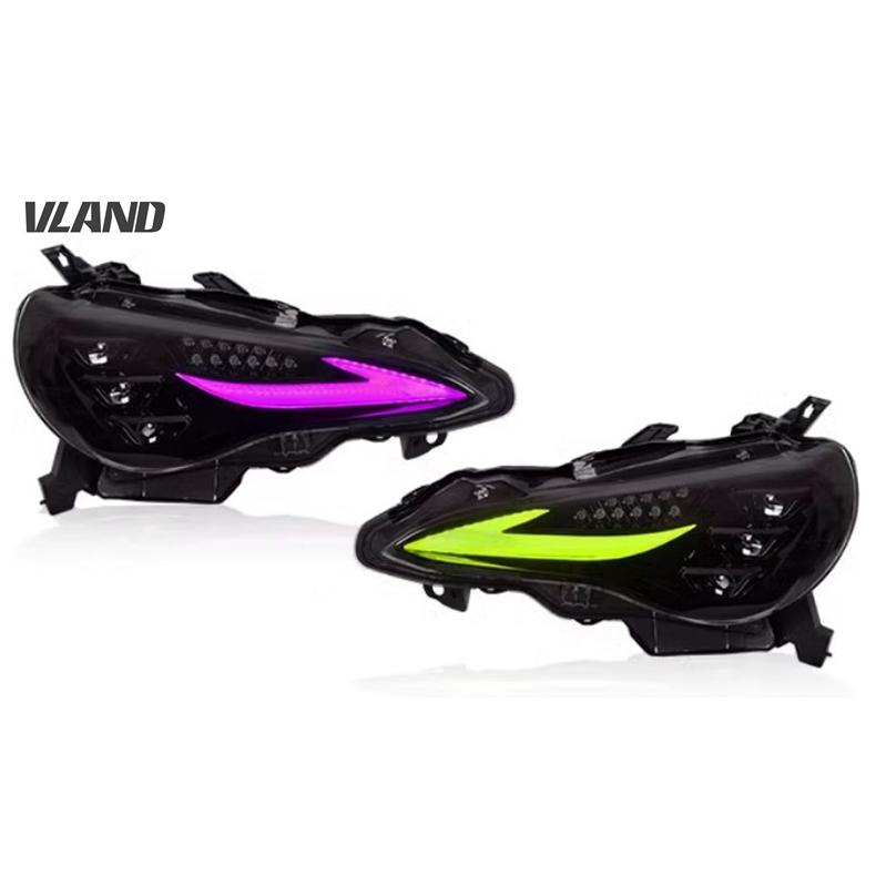 VLAND VLAND RGBバージョン RC仕様 86 BRZ用 Lライン LED三眼ヘッド